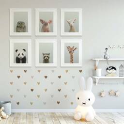 Pack Of 42x Boho Hearts - Removable Vinyl Bedroom Nursery Wall Art Decal Stickers. Home D??cor - thumbnail 2