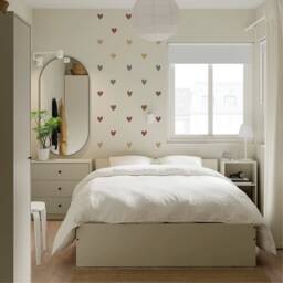 Pack Of 42x Boho Hearts - Removable Vinyl Bedroom Nursery Wall Art Decal Stickers. Home D??cor - thumbnail 1