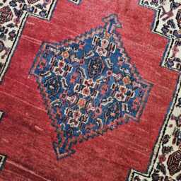 3.5 X 4.9 Antique Top Quality Veg Dye Turkish Finest Decorative Hand Knotted Unique Geometric Area Rug - thumbnail 4