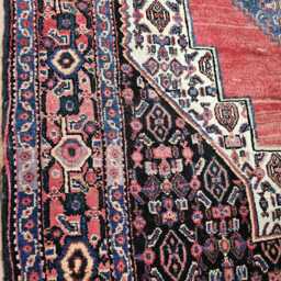 3.5 X 4.9 Antique Top Quality Veg Dye Turkish Finest Decorative Hand Knotted Unique Geometric Area Rug - thumbnail 3