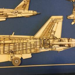 F/A-18E Super Hornet Wood Model - thumbnail 3