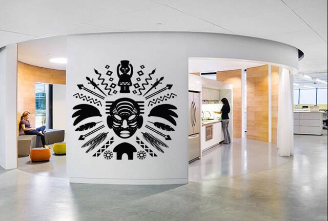 African Tribal Mask Wall Decal Vinyl Home Decor 1365 - image 1