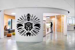 African Tribal Mask Wall Decal Vinyl Home Decor 1365 - thumbnail 1