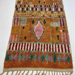 Custom Moroccan Area Rug Handwoven Berber Wool, Boho Decor - thumbnail 2