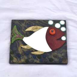Fish Wall Mirror, Decorative Mirror, Fisherman Gifts, Man Cave Furniture, Gifts For Him, Home Decor, Hand Made House Warming - thumbnail 3