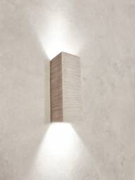 Handmade Ceramic Led Wall Sconce Modern Up Down Cube Light
