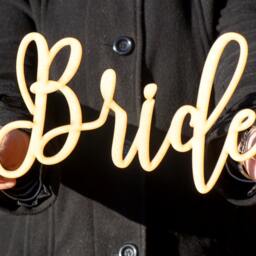 Custom Large Wooden Name Sign Wall Decor 13 Inches 30 cm Jesus Signs Wedding Any Name Large Laser Cut Decor - thumbnail 3