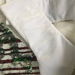 Merry Christmas Stocking Glitter Flip Sequin Holiday Stockings Gift - thumbnail 4