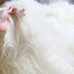 Creamy White Real Icelandic Sheepskin Rug Scandinavian Decor Sofa Throw Chair Cover Natural Sheep Skin Rugs Blanket Fur - thumbnail 3
