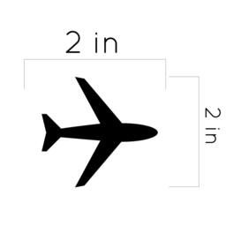 Airplane Wall Decal Pattern - Vinyl Art Stickers For Nursery - thumbnail 3