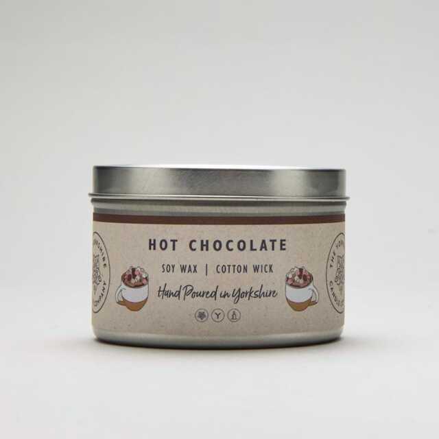 Hot Chocolate - Scented Candle Hand Poured in Yorkshire Soy Wax Vegan - image 1