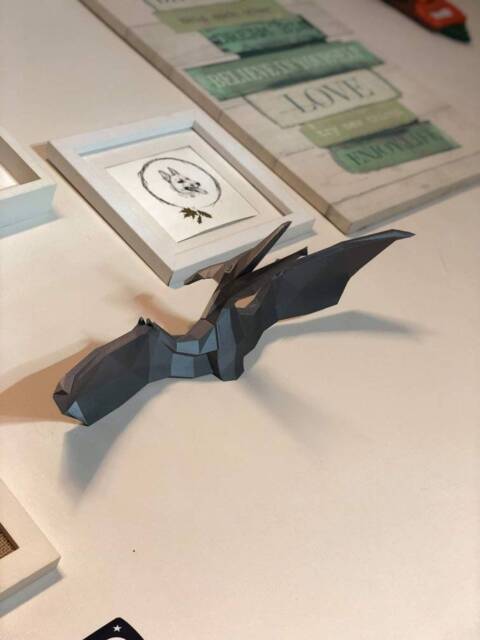 Diddy Dino Geometric Pterodactyl - Dinosaur Wall Art Home Decor 3D Printed Multiple Colours Available - image 1