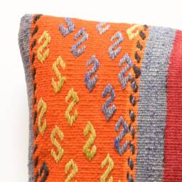 Kilim Pillow Cover 16x24 Moroccan Cushion 40x60 Pillows Kelim Kissen Turkish Morrocan Bohemian - thumbnail 2