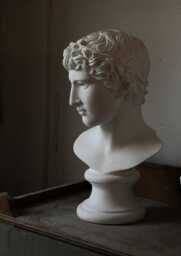 Benevento Head Plaster Bust, Antique Effect Classical Sculpture By Nicholas H Wood Studio, Handmade in England, UK - thumbnail 1