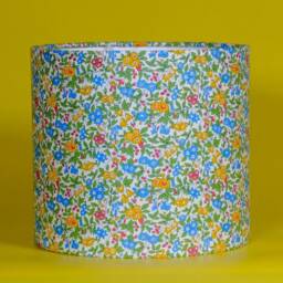 Liberty Lampshade Forget Me Not Blossom Cotton in 40cm 30cm & 20cm Size For Ceiling/Table/Floor Lamp - thumbnail 2