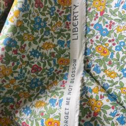 Liberty Lampshade Forget Me Not Blossom Cotton in 40cm 30cm & 20cm Size For Ceiling/Table/Floor Lamp - thumbnail 3
