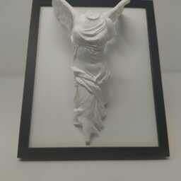 Framed Winged Victory Of Samothrace - Nike Sculpture, Statue 10''x8'', 25cmx20cm - thumbnail 3