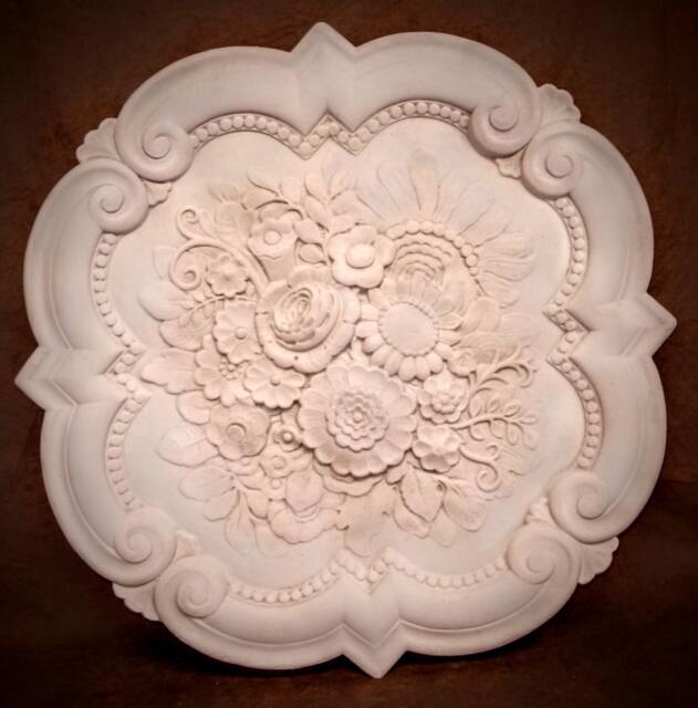 Victorian Roses & Flowers Ceiling Medallion - image 1