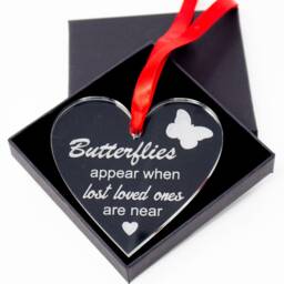Butterfies Appear When Lost Loved Ones Are Near Bauble - thumbnail 2