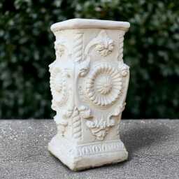 Massive Pedestal Sculpture Stone Stand Figurine Outdoor Column Handmade Front Door Decoration Yard Art Column Lover Gift - thumbnail 1