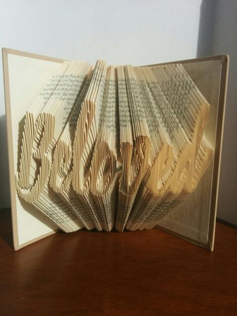Beloved - Folded Book Art Fully Customizable, Love, Anniversary - image 1