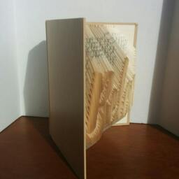 Beloved - Folded Book Art Fully Customizable, Love, Anniversary - thumbnail 3