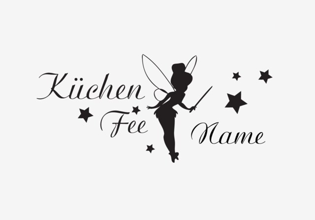 Wall Sticker - Kitchen Fairy With Name - image 1