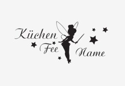 Wall Sticker - Kitchen Fairy With Name - thumbnail 1