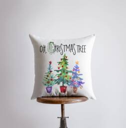 Oh, Christmas Tree - Throw Pillows Pillow Decor Best Friend Gift New Home - thumbnail 1