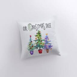 Oh, Christmas Tree - Throw Pillows Pillow Decor Best Friend Gift New Home - thumbnail 3