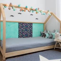 Children's Bed/House 80 X 180 cm + 3 Panels - Large - thumbnail 2