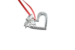 1st Anniversary Christmas Tree Ornament - Reads Our Together - thumbnail 1