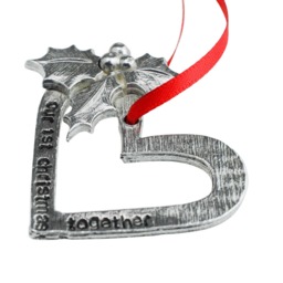 1st Anniversary Christmas Tree Ornament - Reads Our Together - thumbnail 3
