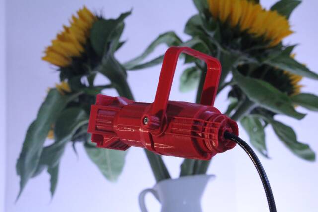Mini Theatre Spotlight Usb Lamp - 3D Printed - image 1