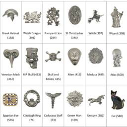 Mythology & Fantasy Flip Up Alarm Clock Portable Quartz Movement Dragon Alien Unicorn Birthday Gift Ac - thumbnail 2