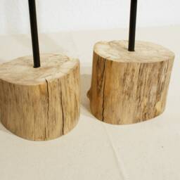 Driftwood ~ Candle Holder 2x 1-Flame - thumbnail 3
