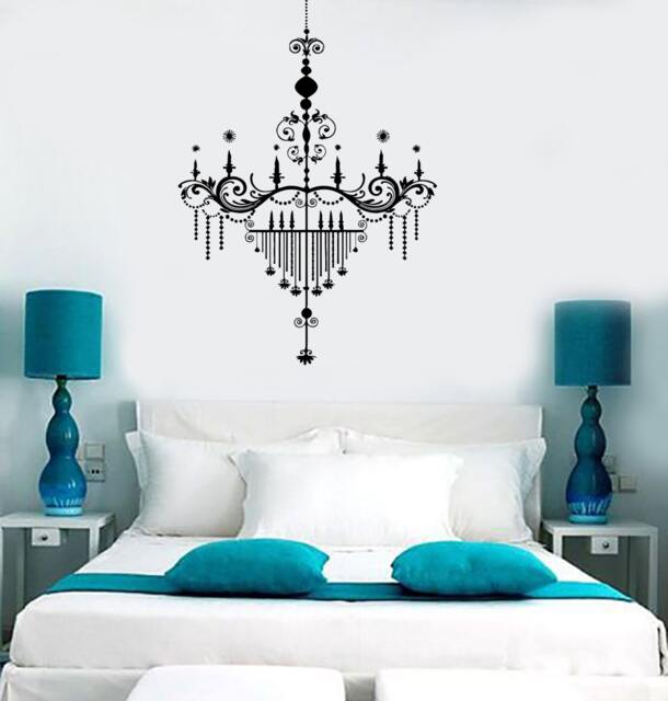 Wall Vinyl Decal Chandelier Amazing Decor Bedroom Living Room Modern 1299Dz - image 1