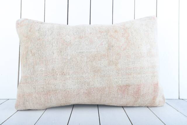 Handmade Vintage Turkish Kilim Pillow Cover 16x24 Decorative Cushion - image 1