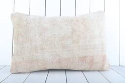 Handmade Vintage Turkish Kilim Pillow Cover 16x24 Decorative Cushion - thumbnail 1