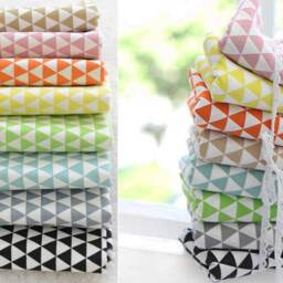 Ikea Multifunctional Tape Cafe Curtain Window Valance/Window Treatment/Bathroom Shower Curtain/Living Room Drapes-Geometric Triangle - thumbnail 4