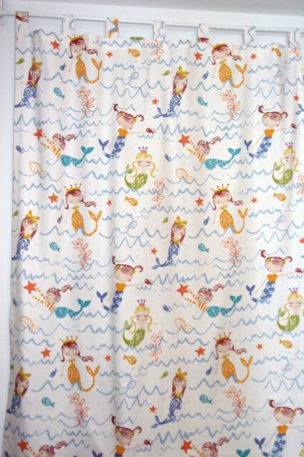 Curtain With Mermaid, Desired Length 140 - 310 cm - image 1
