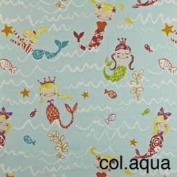 Curtain With Mermaid, Desired Length 140 - 310 cm - thumbnail 3