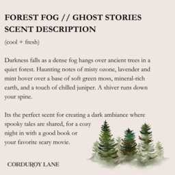 Ghost Stories - Apothecary Soy Candle Spooky Cozy Witchy Decor, Fathers Day, Green Glass Jar - thumbnail 2