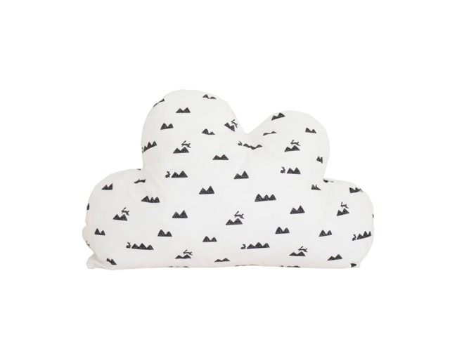Mountain & Rabbits Cushion Cloud/Pillow Decorative Kids Deco Baby - image 1