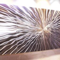 Large Abstract Metal Wall Art, Modern Indoor Outdoor Sculpture - thumbnail 3