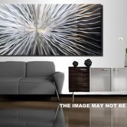 Large Abstract Metal Wall Art, Modern Indoor Outdoor Sculpture - thumbnail 4