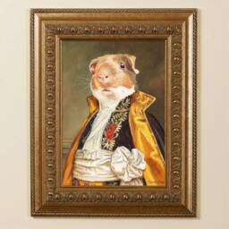Guinea Pig Art Print Lincoln The Count in Costume - thumbnail 2