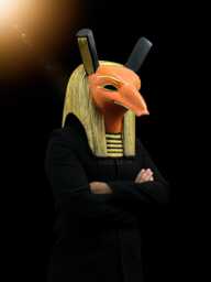 Egyptian God Seth Wearable Mask, Ancient Costume Mask