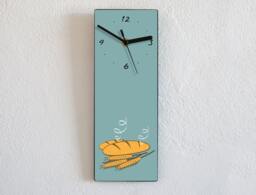 Fresh Baked Bread - Kitchen Wall Clock - thumbnail 1