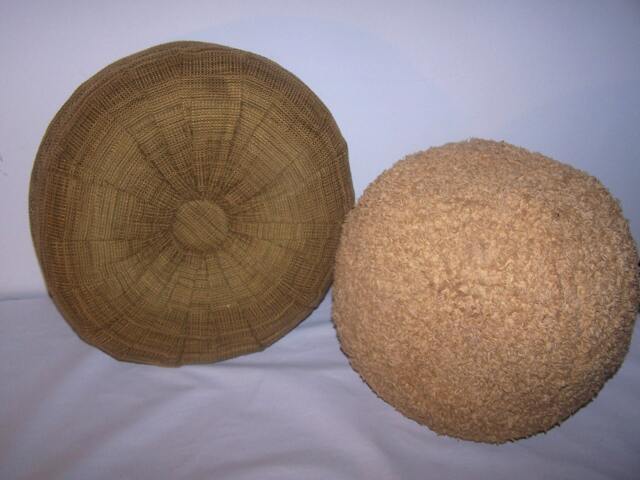 Custom Ball Shaped Pillow Made To Measure Your Choice Of Fabrics - image 1